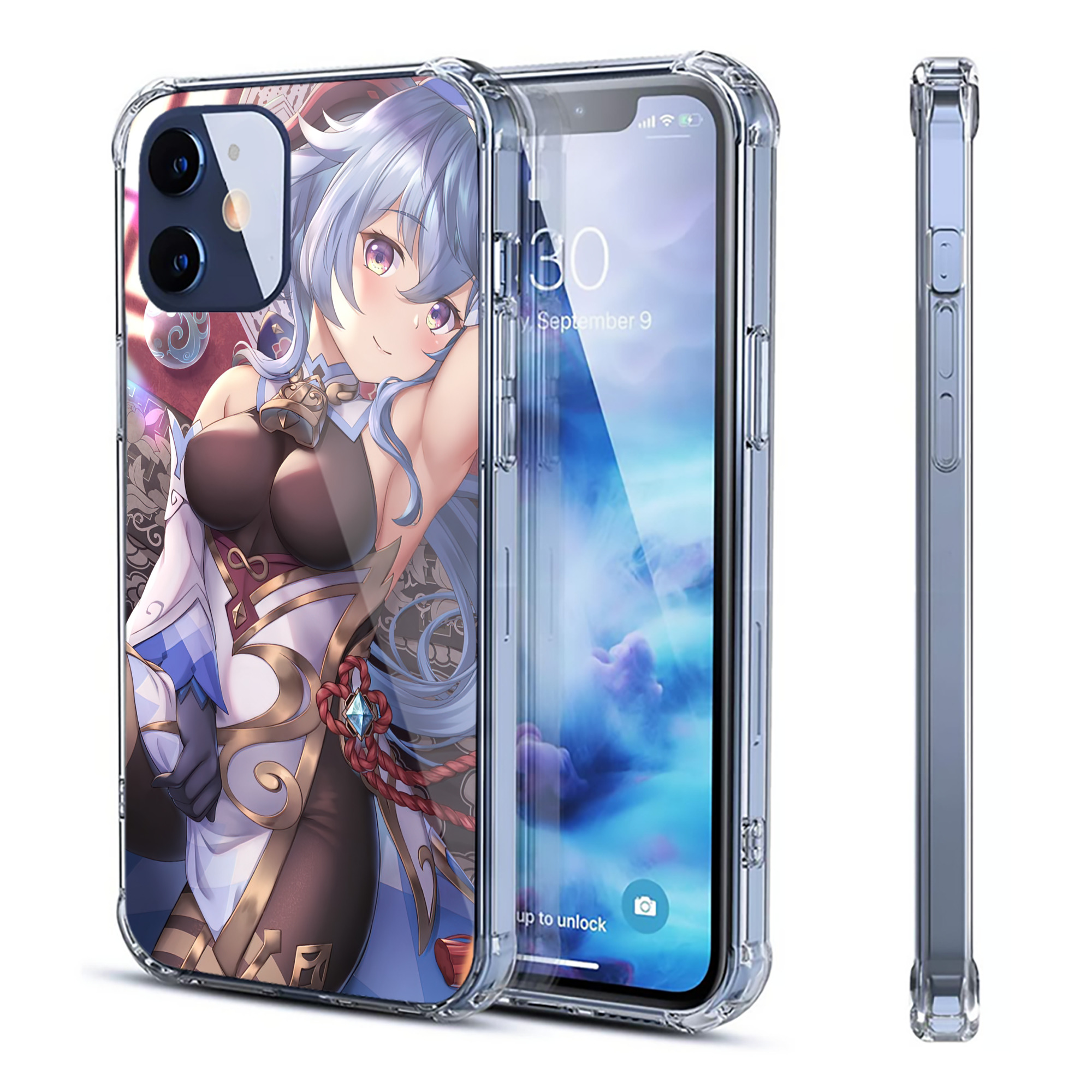 げんし神 genshin 【iPhone 12シリーズ対応】透明スマホケース（クリアソフトケース）